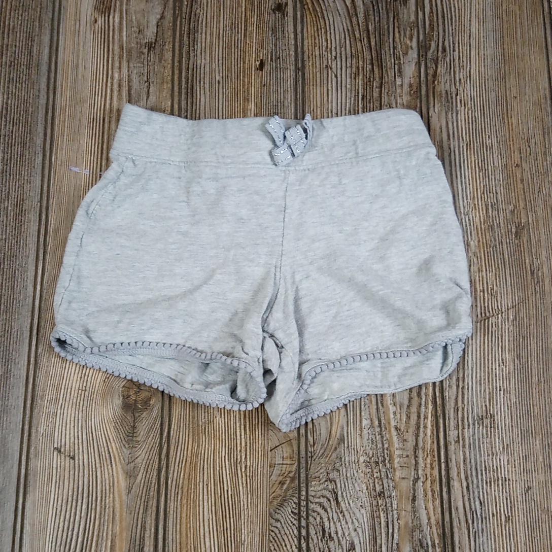 Gray Basic Simple Stretchy Pull On Boho Shorts
